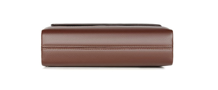 Whatnaショルダーバッグ メンズ メッセンジャーバッグ縦型 小さめ ビジネスバッグ 10.5インチipad収納可 革 通勤 通学 斜めがけバッグ オシャレ な シンプル な 軽量 実用 自転車 かばん男性用 黒(8807-2#) 5