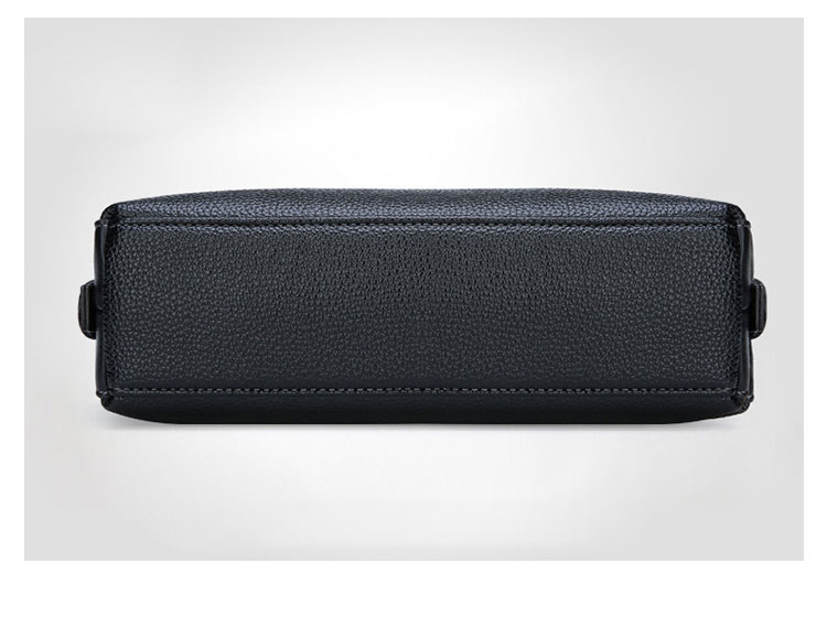 Whatna 2wayミニセカンドバッグ メンズ バッグ 小きめ [クラッチ ショルダー 肩掛け 結婚式 バッグ] カード6枚収納 ビジネス カジュアル フォーマル 冠婚葬祭 バッグ紳士用 男性用 黒W073 4