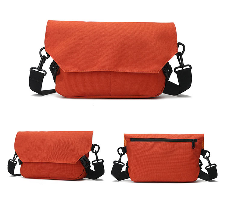 Whatnaショルダーバッグ メンズ メッセンジャーバッグ 頑丈 軽量 横型 A4 13インチipad収納可 オックスフォード布 防水 耐磨耗 ビジネスバッグ 小さい 斜めがけ バッグ 男性用 紳士用 19088 4