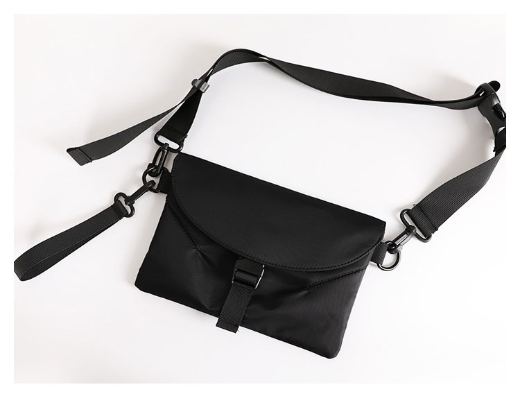 Whatna 2wayボディバッグ・ワンショルダーバッグ メンズ セカンドバッグ  結婚式 バッグ 防水高密度ナイロン生地斜め掛けバッグ スポーツバッグ 撥水 自転車 カジュアル 遠足 旅行 通勤 通学 バッグ黒1942 0