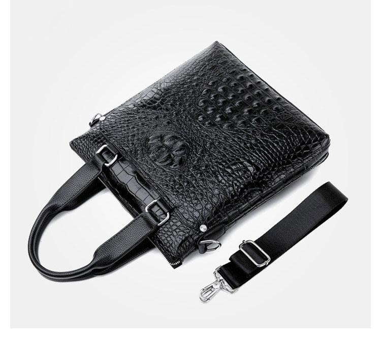 Whatna 2wayショルダーバッグ メンズ 本革 斜め掛け 手提げ バッグ 縦型 ビジネスバッグ A4 ブリーフケース 通学 通勤鞄 軽量 実用 自転車かばん プレゼント男性 黒 ブラウン(010-2) 3