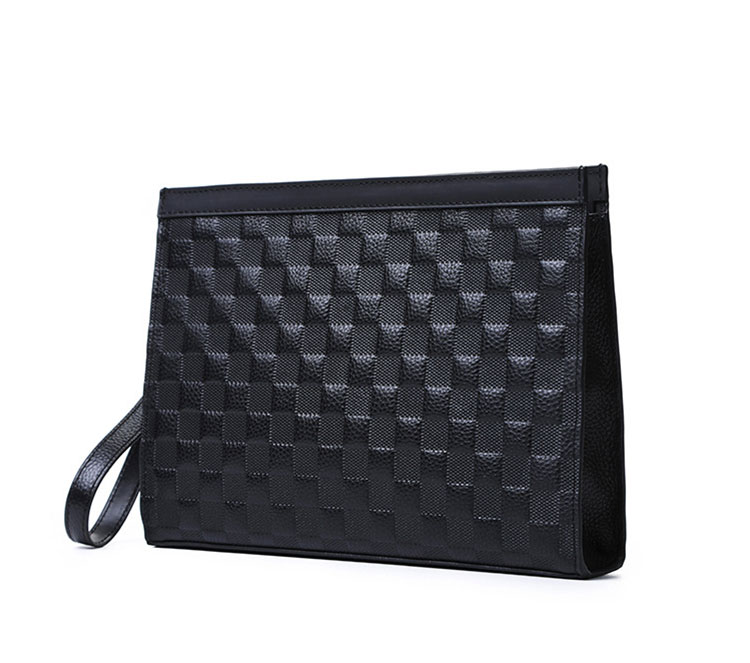 Whatna  天然 牛革セカンドバッグ メンズ クラッチ バッグ B5 6枚カード収納 カジュアル フォーマル 冠婚葬祭 結婚式 バッグ紳士用 男性用 黑6178 0