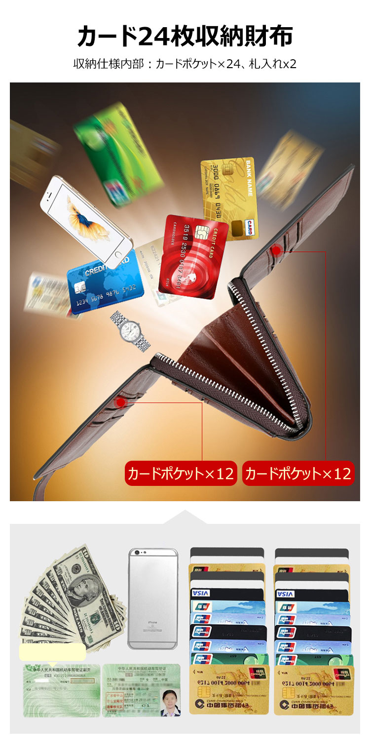 Whatna革ミニセカンドバッグ メンズ バッグ カード24枚収納可 長財布 盗難防止 厚手 本革 レザー 小さめ クラッチバッグ手持ちバッグ メンズ ポーチ 男性用 紳士用 結婚式 冠婚葬祭 バッグ 黒 ブラウン 1902 7