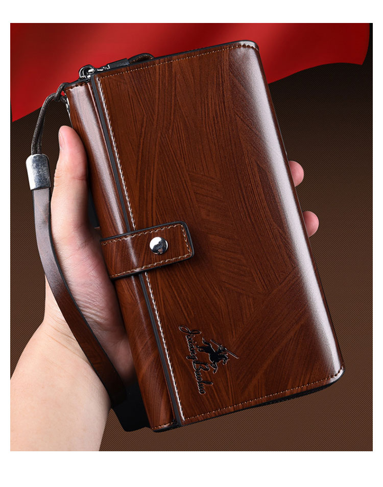 Whatna革ミニセカンドバッグ メンズ バッグ カード24枚収納可 長財布 盗難防止 厚手 本革 レザー 小さめ クラッチバッグ手持ちバッグ メンズ ポーチ 男性用 紳士用 結婚式 冠婚葬祭 バッグ 黒 ブラウン 1902 8