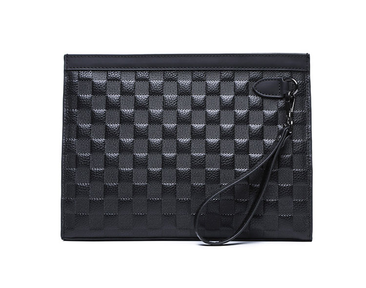 Whatna  天然 牛革セカンドバッグ メンズ クラッチ バッグ B5 6枚カード収納 カジュアル フォーマル 冠婚葬祭 結婚式 バッグ紳士用 男性用 黑6178 2