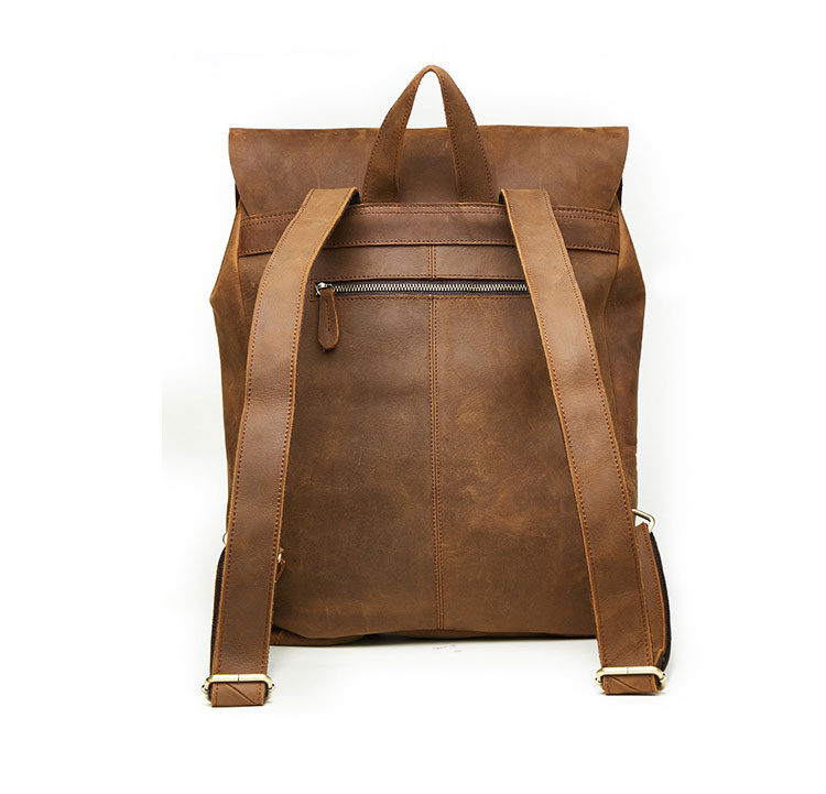 Whatna 天 然牛革 ビジネスバッグ メンズ 2WAY 手提げ・リュック バッグ 天然 本革 A4 16インチpc収納可大容量 旅行 出張用 通勤 通学 就活 面接 バッグ かばん 男性用 ブラウン（1224） 2