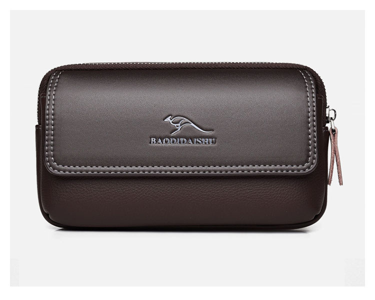 Whatna 革 2WAYミニセカンド バッグ メンズ バッグ 小さ ウェストポーチ ベルトポーチ 厚手 レザー 本 革 クラッチ 手持ち バッグ ビジネス カジュアル フォーマル 冠婚葬祭 結婚式 バッグ 紳士用 男性用 黒(2008#) 0