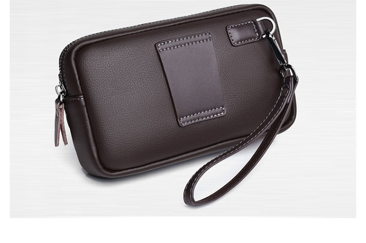 Whatna 革 2WAYミニセカンド バッグ メンズ バッグ 小さ ウェストポーチ ベルトポーチ 厚手 レザー 本 革 クラッチ 手持ち バッグ ビジネス カジュアル フォーマル 冠婚葬祭 結婚式 バッグ 紳士用 男性用 黒(2008#) 2