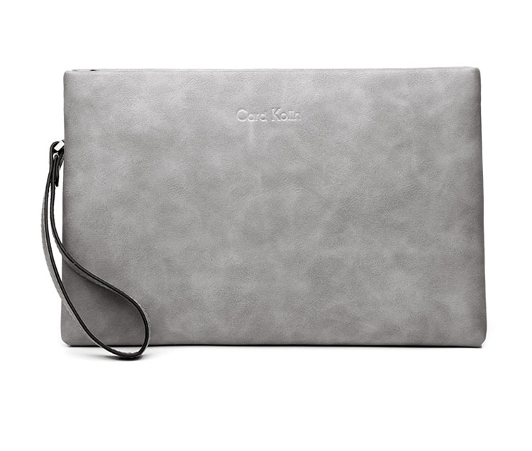 Whatna2way革 セカンドバッグ メンズ クラッチ バッグ 9.7インチのipad収納可B5 6枚カード収納 小銭入 ビジネス カジュアル フォーマル 冠婚葬祭 結婚式 二次会 披露宴バッグ 紳士用 男性用 青 グレー 黑 9972 1