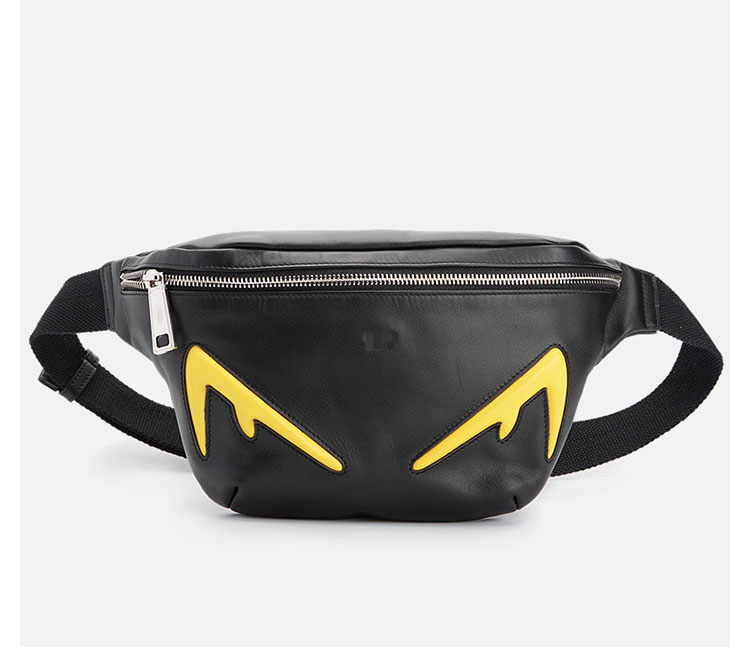 Whatna 3way 牛革 ボディバッグ・ワンショルダーバッグ メンズ ウエストポーチ 本革 レザー 斜め掛けバッグ スポーツバッグ 撥水 皮 バッグ 自転車 カジュアル 遠足 旅行 通勤 通学 黒(3922) 1