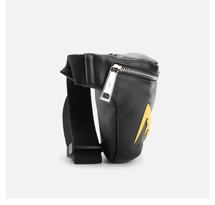 Whatna 3way 牛革 ボディバッグ・ワンショルダーバッグ メンズ ウエストポーチ 本革 レザー 斜め掛けバッグ スポーツバッグ 撥水 皮 バッグ 自転車 カジュアル 遠足 旅行 通勤 通学 黒(3922) 3