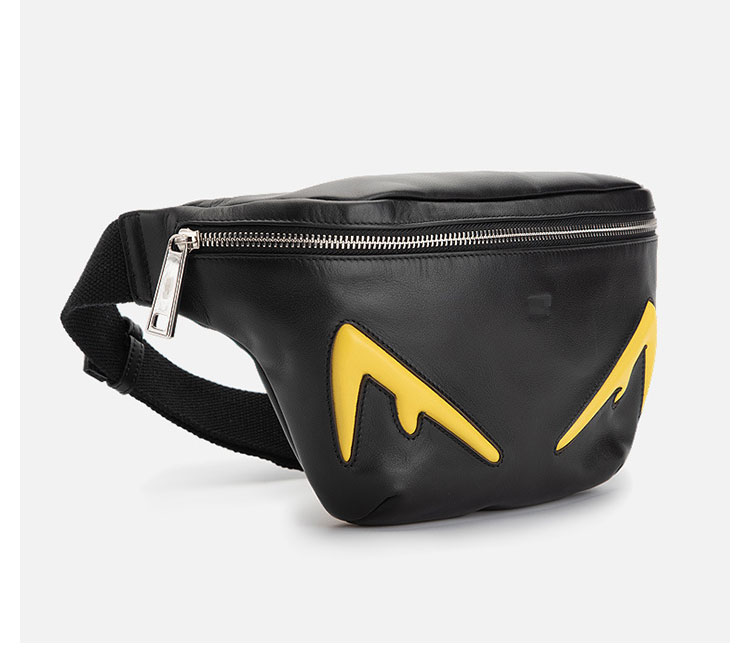 Whatna 3way 牛革 ボディバッグ・ワンショルダーバッグ メンズ ウエストポーチ 本革 レザー 斜め掛けバッグ スポーツバッグ 撥水 皮 バッグ 自転車 カジュアル 遠足 旅行 通勤 通学 黒(3922) 2