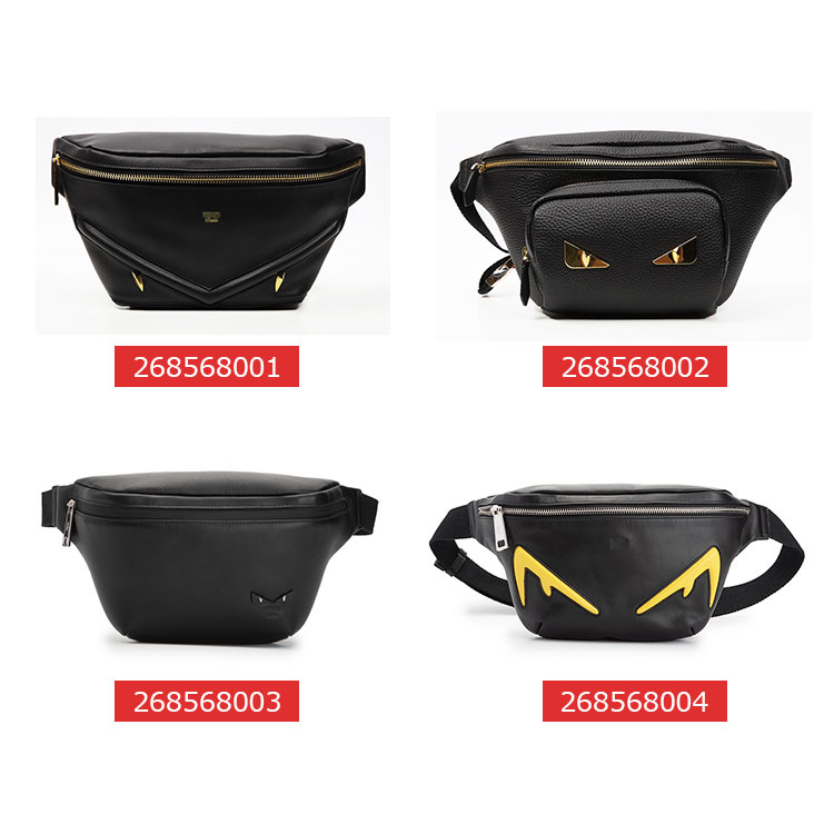 Whatna 3way 牛革 ボディバッグ・ワンショルダーバッグ メンズ ウエストポーチ 本革 レザー 斜め掛けバッグ スポーツバッグ 撥水 皮 バッグ 自転車 カジュアル 遠足 旅行 通勤 通学 黒(3922) 0