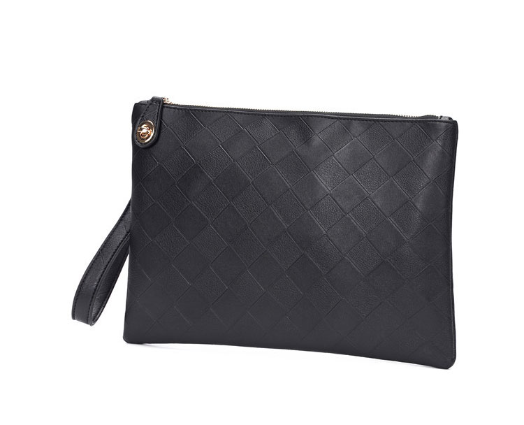 Whatna 2way 革 セカンド バッグ メンズ バッグ [クラッチ ショルダー  肩掛け 結婚式 バッグ]  厚手 本 革 A4 手持ちバッグ ビジネス フォーマル 冠婚葬祭 バッグ 紳士用 男性用 黒（YH3088） 0