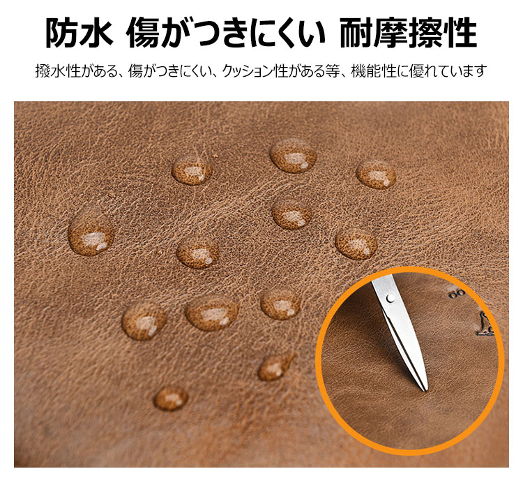 Whatnaショルダーバッグ メンズ メッセンジャーバッグ縦型 小さめ ビジネスバッグ Ipad mini収納可 革 通勤 通学 斜めがけバッグ オシャレ な シンプル な 軽量 実用 自転車 かばん男性用 ブラウン（3030） 7