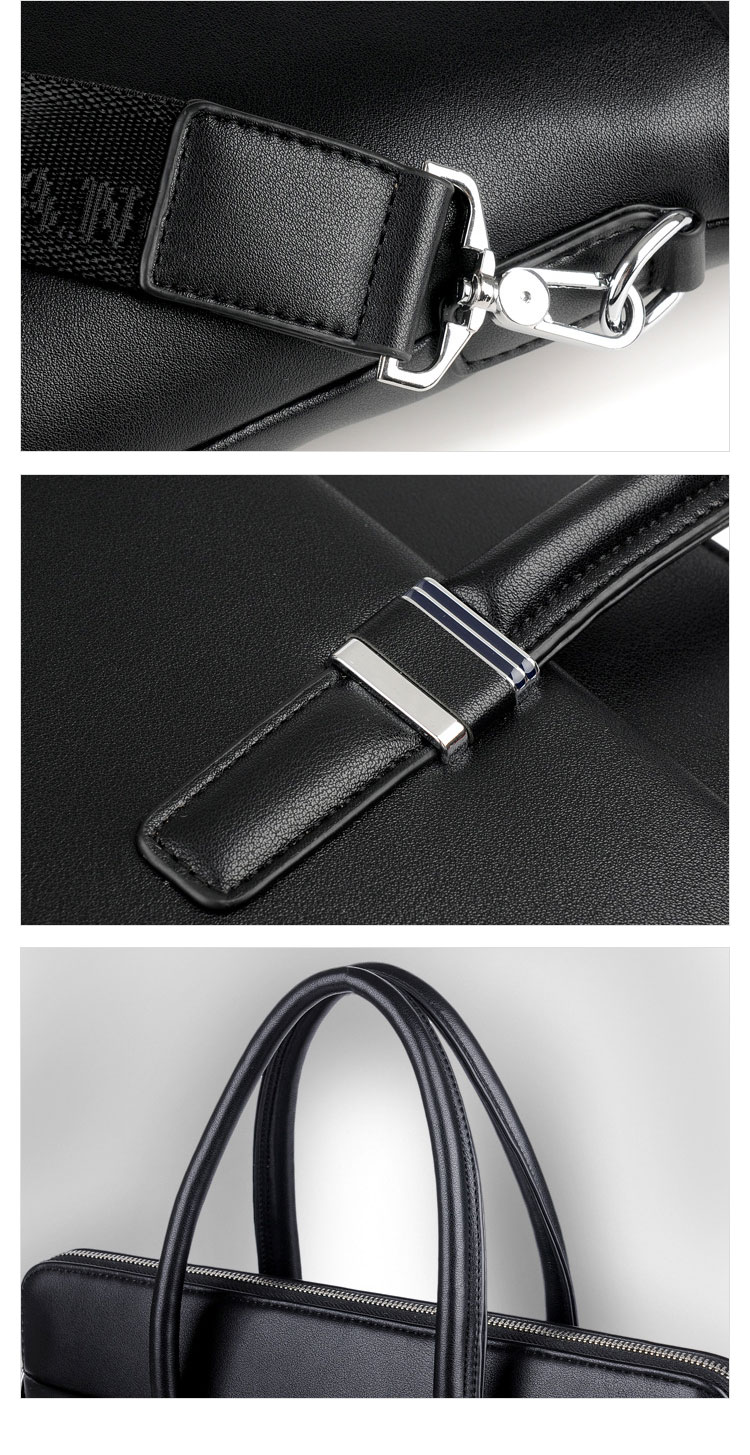 Whatna 2wayショルダーバッグ メンズ 本革 斜め掛け 手提げ バッグ 縦型 ビジネスバッグ A4 ブリーフケース 通学 通勤鞄 軽量 実用 自転車かばん プレゼント男性 黒 ブラウン(s1809) 7