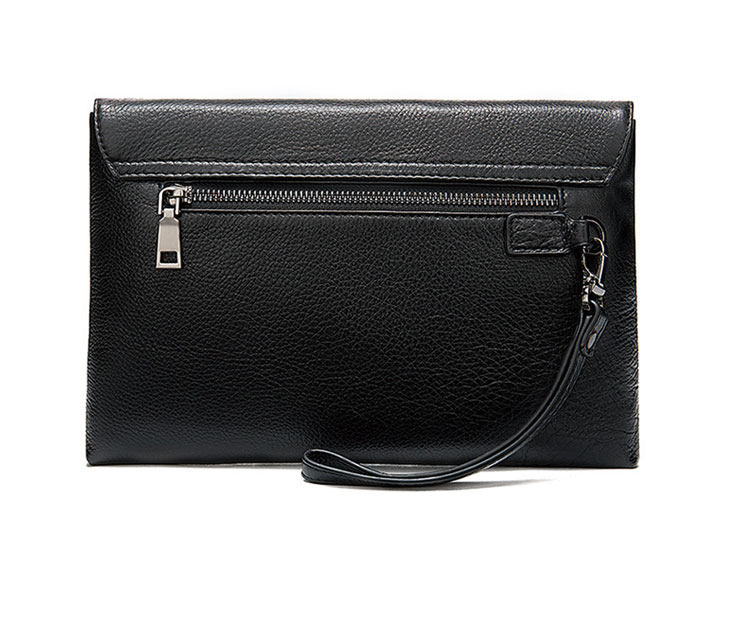 Whatna 2way 天然 牛革セカンドバッグ メンズ クラッチ バッグ 厚手 本革 レザー 盗難防止の機能 ビジネス カジュアル フォーマル 冠婚葬祭 結婚式 バッグ紳士用 男性用 2028黒 2