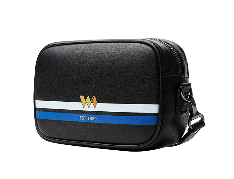 Whatna 2wayミニセカンドバッグ メンズ バッグ 小きめ [クラッチ ショルダー 肩掛け 結婚式 バッグ]ビジネス カジュアル フォーマル 冠婚葬祭 バッグ 葬式 バッグ 紳士用 男性用 黒W6176 1