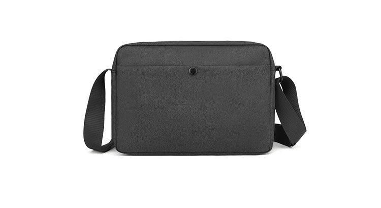 Whatnaショルダーバッグ メンズ メッセンジャーバッグ 防水 頑丈 軽量 横型 A4 ipad pro 12.9収納可 収納ポケット多 オックスフォード布 撥水 耐磨耗 かたかけバッグ メンズ 斜めがけ バッグ 男性用 紳士用 黒 青GK0075 3