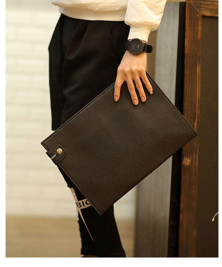 Whatna 革 セカンドバッグ メンズ せかんどばっく 大きめ A4 ipad air13.3収納可 ファイルバッグブリーフケース 結婚式 バッグ カジュアルフォーマル ビジネス 冠婚葬祭 バッグ 男性用 紳士用（9412） 8