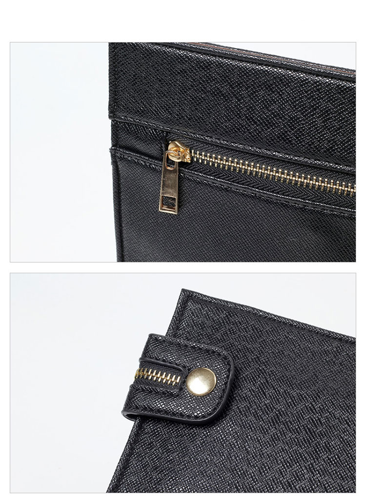 Whatna 革 セカンドバッグ メンズ せかんどばっく 大きめ A4 ipad air13.3収納可 ファイルバッグブリーフケース 結婚式 バッグ カジュアルフォーマル ビジネス 冠婚葬祭 バッグ 男性用 紳士用（9412） 4