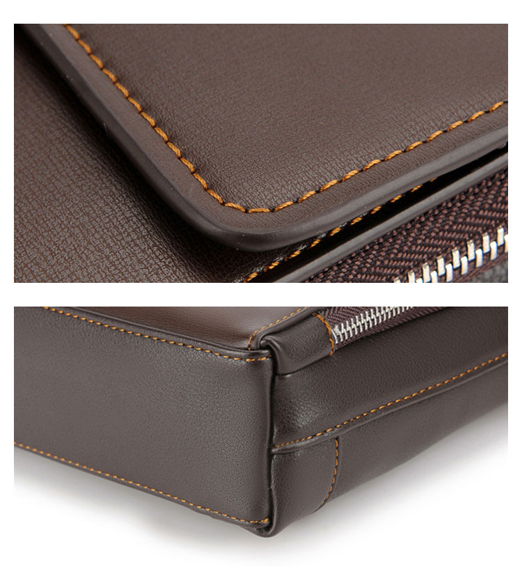 Whatnaショルダーバッグ メンズ メッセンジャーバッグ縦型 小さめ ビジネスバッグ カード3枚収納 10.5インチipad収納可 革 通勤 通学 斜めがけバッグ オシャレ な シンプル な 軽量 実用 自転車 かばん男性用 黒（690-2） 10