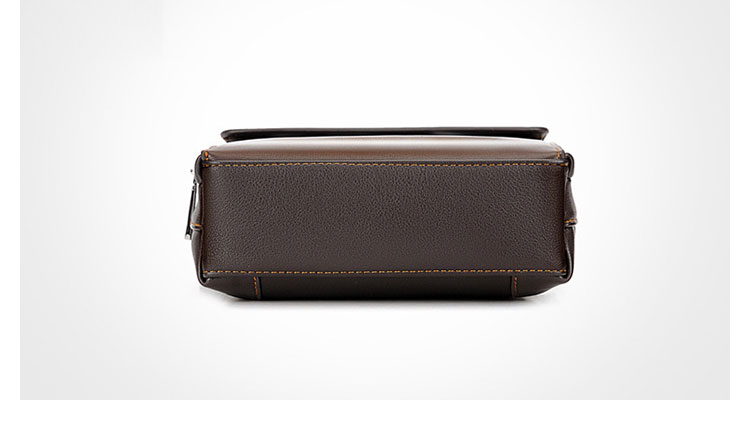 Whatnaショルダーバッグ メンズ メッセンジャーバッグ縦型 小さめ ビジネスバッグ カード3枚収納 10.5インチipad収納可 革 通勤 通学 斜めがけバッグ オシャレ な シンプル な 軽量 実用 自転車 かばん男性用 黒（690-2） 4