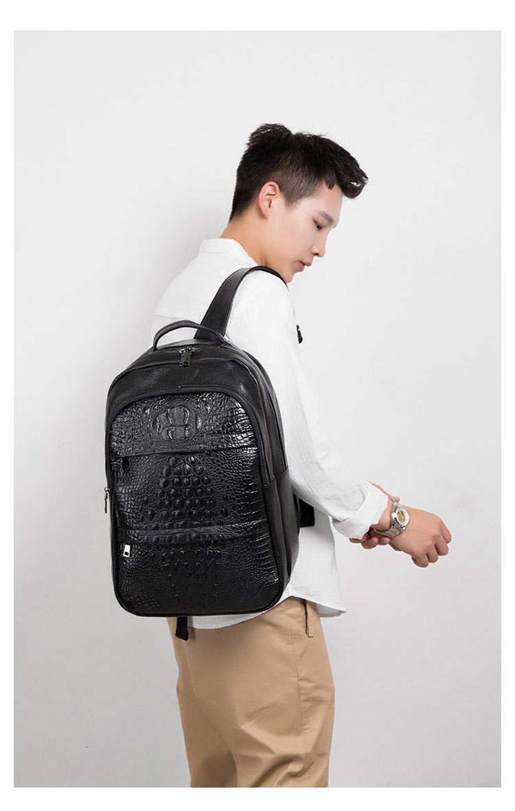 Whatna 牛革 ビジネスバッグメンズ バッグ 手提げ・リュックの2WAY 本革 厚手本革 A4 15.6インチpc収納可 大容量 盗難防止 旅行 出張用 通勤 通学 就活 面接 バッグ かばん 男性用  黒（KS333） 8