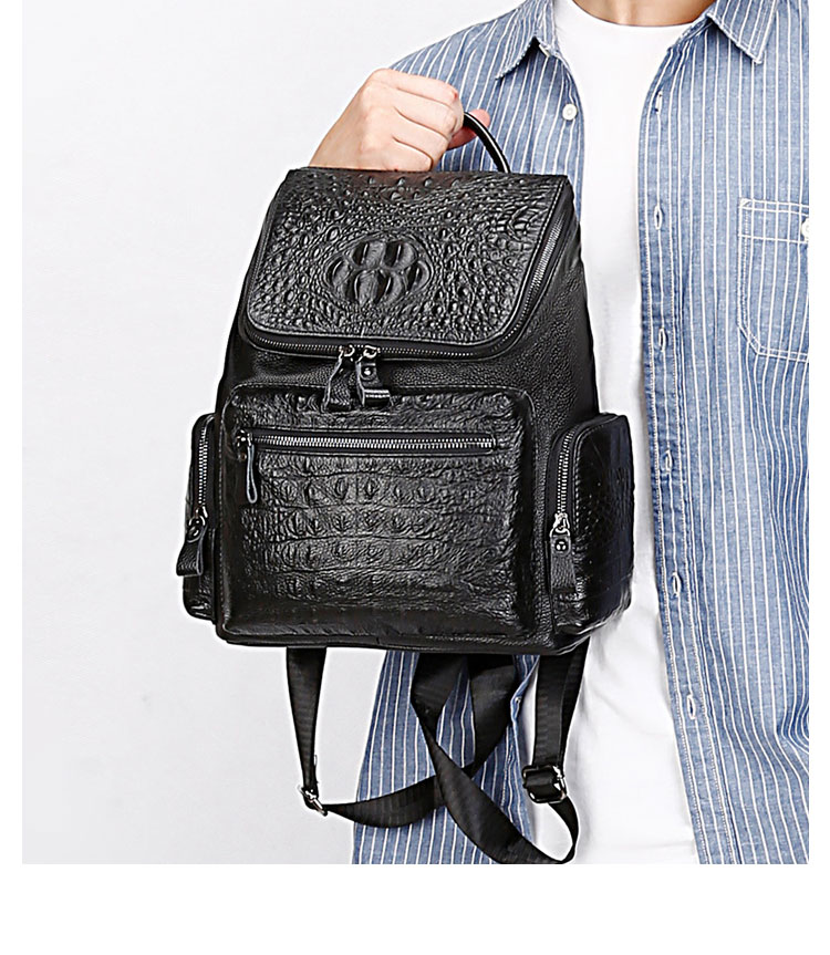 Whatna 牛革 ビジネスバッグメンズ バッグ 手提げ・リュックの2WAY 本革 厚手本革 A4 14インチpc収納可 大容量 盗難防止 旅行 出張用 通勤 通学 就活 面接 バッグ かばん 男性用 黒(KS778) 9