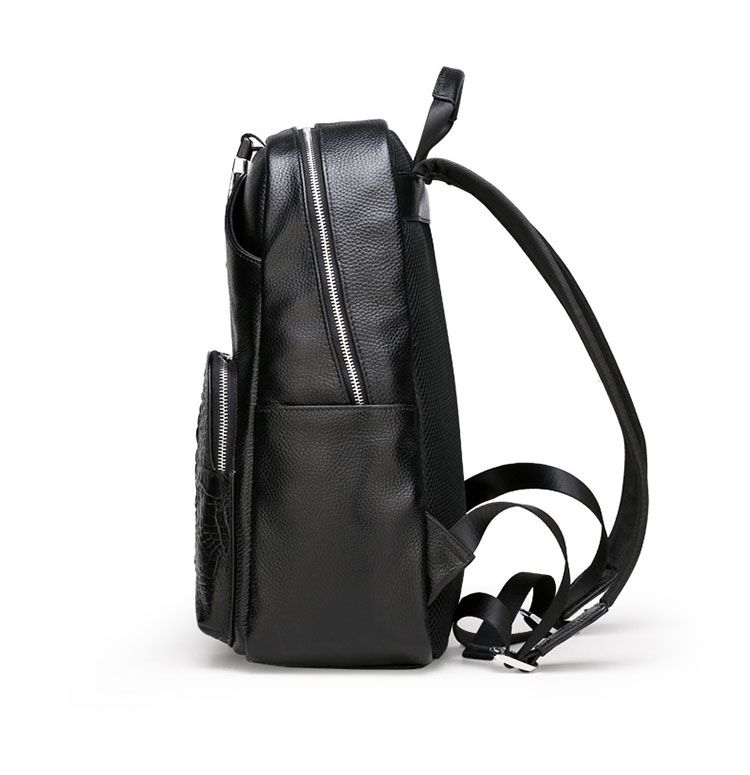 Whatna 牛革 ビジネスバッグメンズ バッグ 手提げ・リュックの2WAY 本革 厚手本革 A4 15.6インチpc収納可 大容量 盗難防止 旅行 出張用 通勤 通学 就活 面接 バッグ かばん 男性用  黒（66284） 2