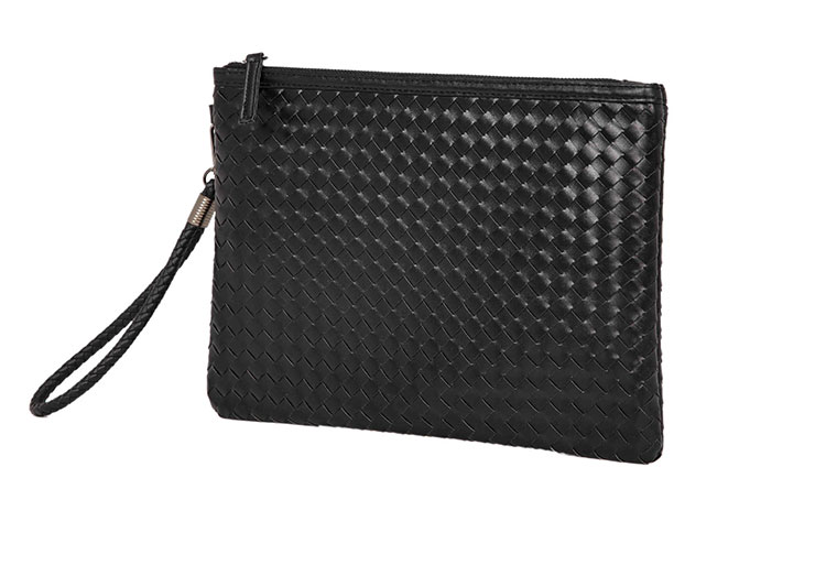 Whatna手作り編み込み 革 セカンドバッグ メンズ せかんどばっく 大きめ A4 ipad air13.3収納可 ファイルバッグブリーフケース 結婚式 バッグ カジュアルフォーマル ビジネス 冠婚葬祭 バッグ 男性用 紳士用(2117) 1