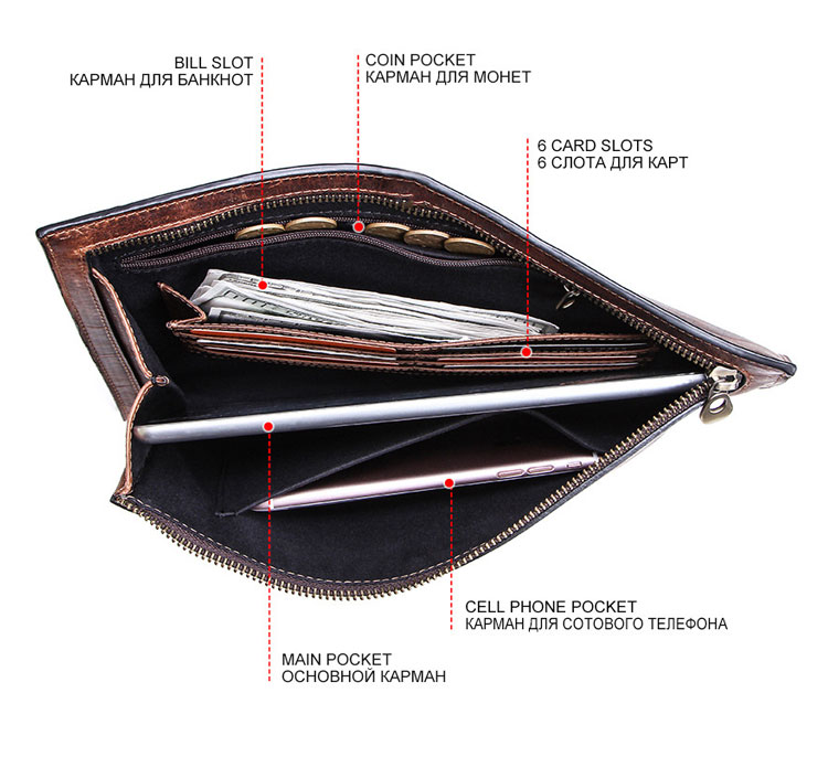 Whatna 天然 牛革 セカンドバッグ メンズ せかんどばっく 小きめ 厚手 本革 ipad 9.7収納可 結婚式 バッグ カジュアルフォーマル ビジネス 冠婚葬祭 バッグ 男性用 紳士用 ブラウン(MC1007) 4