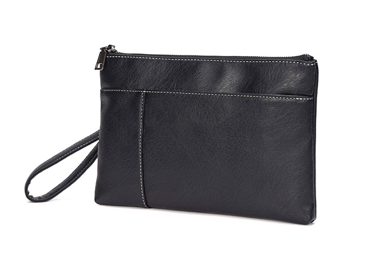 Whatna 革 セカンドバッグ メンズ せかんどばっく 小きめ カード6枚収納可ipad 9.7収納可  結婚式 バッグ カジュアルフォーマル ビジネス 冠婚葬祭 バッグ 男性用 紳士用(YH3102) 1