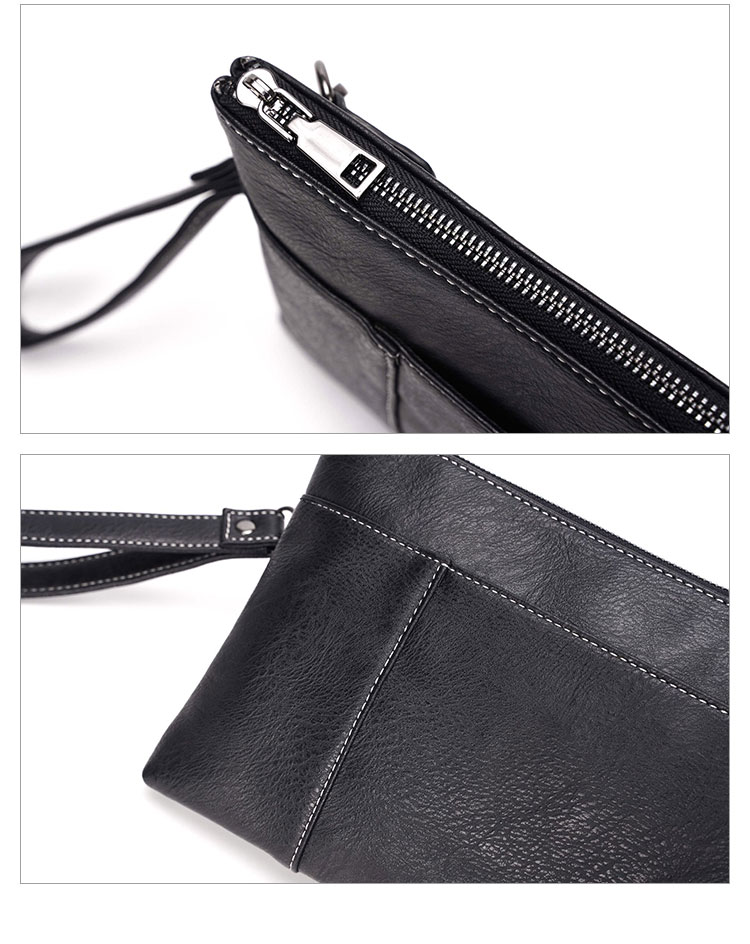 Whatna 革 セカンドバッグ メンズ せかんどばっく 小きめ カード6枚収納可ipad 9.7収納可  結婚式 バッグ カジュアルフォーマル ビジネス 冠婚葬祭 バッグ 男性用 紳士用(YH3102) 7