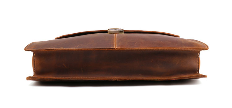 Whatna 天 然牛革 ビジネスバッグ メンズ 2WAY 手提げ・ショルダーバッグ 天然 本革 A4 15.6インチpc収納可大容量 旅行 出張用 通勤 通学 就活 面接 バッグ かばん 男性用 ブラウン（6359） 4