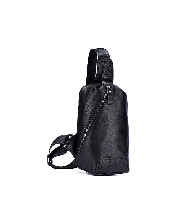 Whatna牛革 斜めがけ ボディバッグ ワンショルダー メンズ 本 革 厚手  レザー099 0