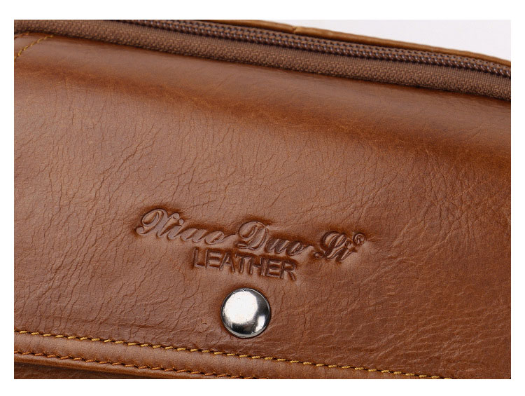 Whatna天 然 牛革ミニショルダーバッグ メンズ ポシェット2way 斜め掛け ボディーバッグミニ 胸バッグ小型厚手 レザー 本革 縦型 小さめ メッセンジャーバッグ かたかけバッグ メンズ 軽量 実用 レゼント男性（HS-1563） 11