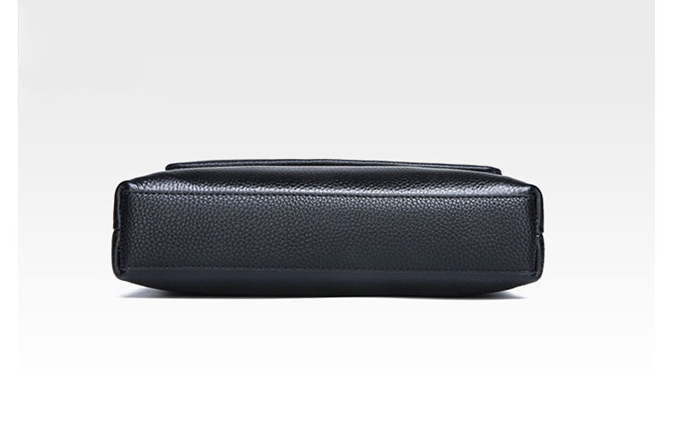 Whatna 2way 牛革 ショルダーバッグ メンズ ポシェットポお財布 6枚カード ipad10.5 収納可 縦型 メンズビジネスかばん斜めがけ 小さめメッセンジャーバッグ 斜め掛け通学通勤バッグ 肩掛けバッグ 紳士用 男性用 黒 hs-1571 4