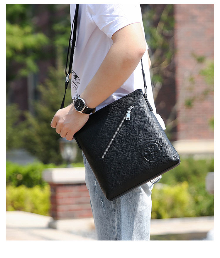 Whatna 2way 牛革 ショルダーバッグ メンズ ポシェットポお財布 6枚カード ipad10.5 収納可 縦型 メンズビジネスかばん斜めがけ 小さめメッセンジャーバッグ 斜め掛け通学通勤バッグ 肩掛けバッグ 紳士用 男性用 黒 hs-1571 21