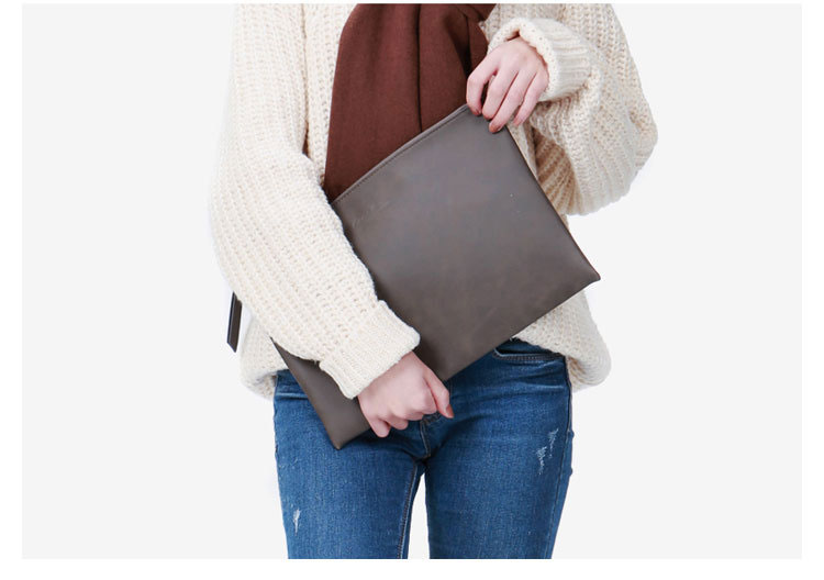 Whatna 革 セカンドバッグ メンズ レディース せかんどばっく 大きめ A4 ipad 13収納可 ファイルバッグブリーフケース 結婚式 バッグ カジュアルフォーマル ビジネス 冠婚葬祭 バッグ 男性用 紳士用(hs-1575) 10