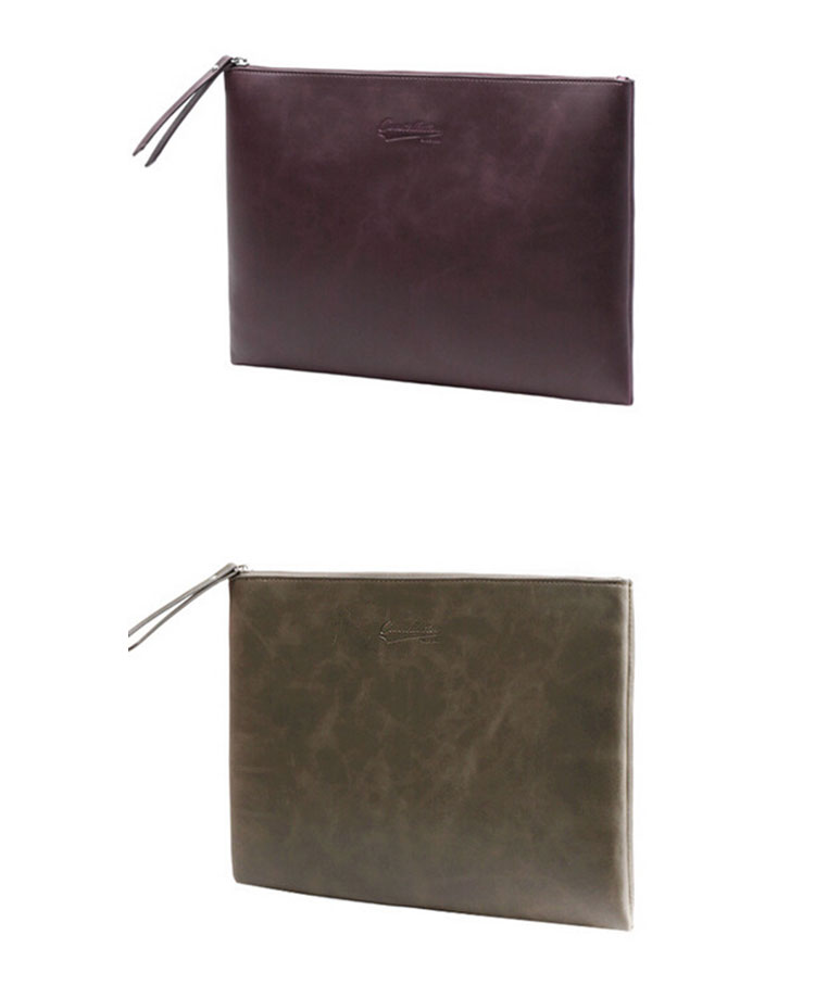 Whatna 革 セカンドバッグ メンズ レディース せかんどばっく 大きめ A4 ipad 13収納可 ファイルバッグブリーフケース 結婚式 バッグ カジュアルフォーマル ビジネス 冠婚葬祭 バッグ 男性用 紳士用(hs-1575) 1