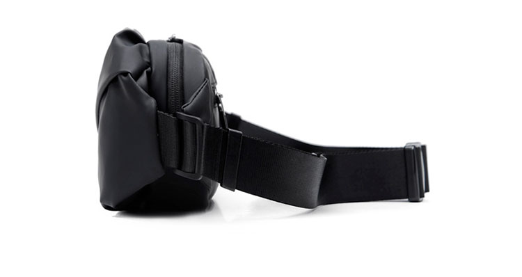 Whtana 3way ボディバッグ・ワンショルダーバッグ メンズ ウエストバッグ  斜め掛け 軽量 防水高密度オックスフォード スポーツバッグ 撥水 皮 バッグ 自転車 サイクリング ツーリング 遠足 旅行 通勤 通学 黒 3