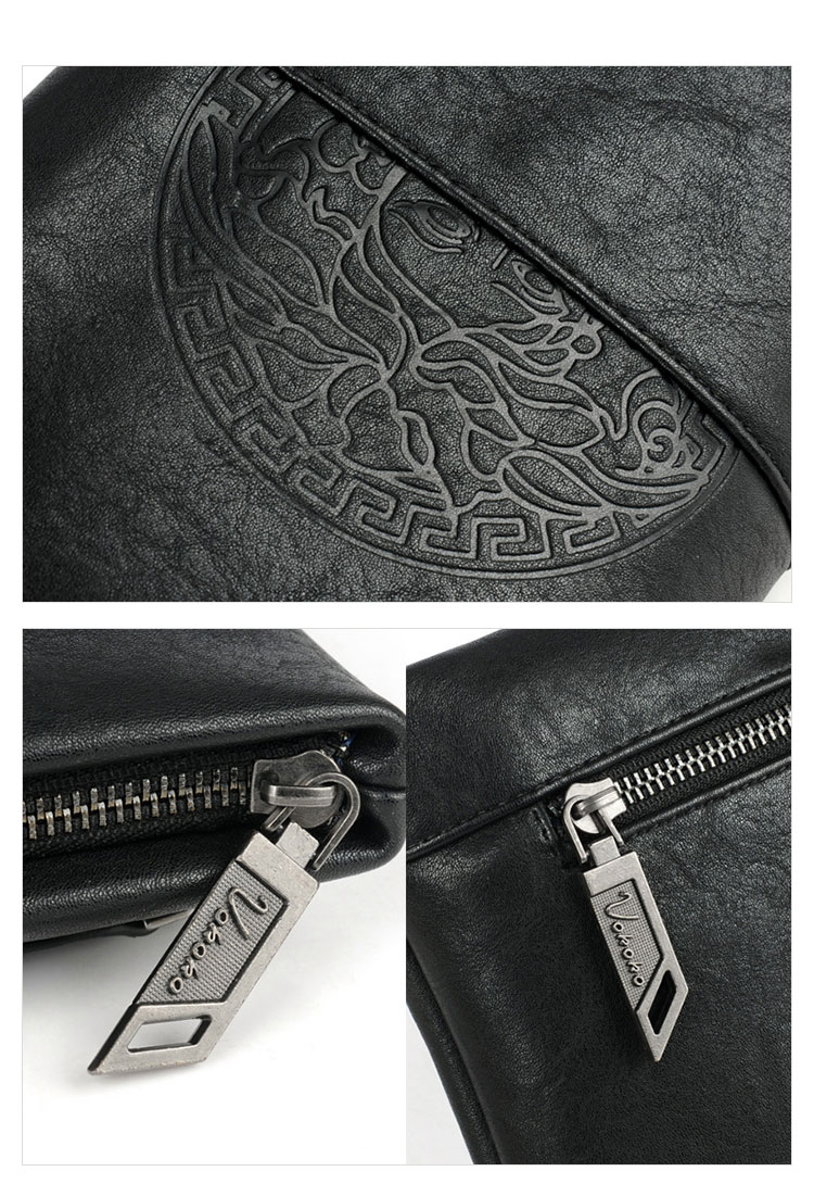 Whatna 2way 革 セカンドバッグ メンズ クラッチ バッグ 9.7インチのipad収納可 B5 6枚カード収納 小銭入 ビジネス カジュアル フォーマル 冠婚葬祭 結婚式 二次会 披露宴バッグ 紳士用 男性用 黑 9016 6