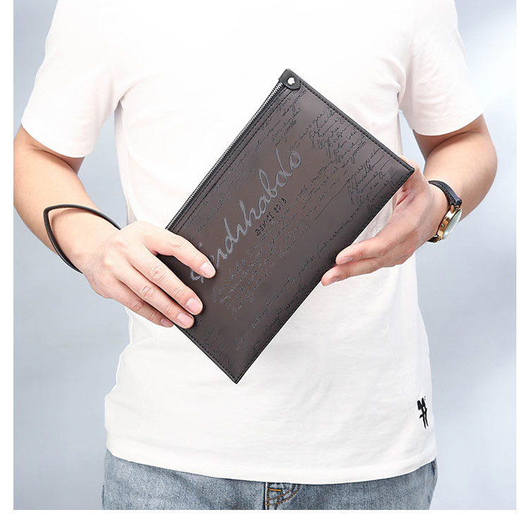 Whatna 革 セカンドバッグ メンズ クラッチ バッグ 小銭入 ビジネス カジュアル フォーマル 冠婚葬祭 結婚式 紳士用 201816 11