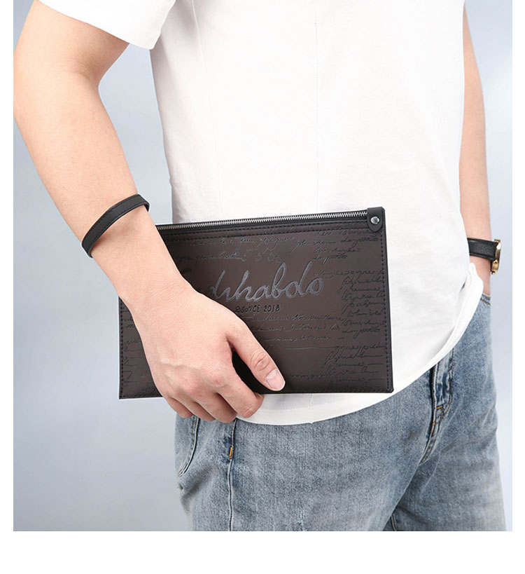 Whatna 革 セカンドバッグ メンズ クラッチ バッグ 小銭入 ビジネス カジュアル フォーマル 冠婚葬祭 結婚式 紳士用 201816 12