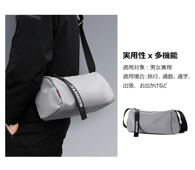 Whatna 3wayミニショルダーバッグ メンズ レディース ボディーバッグ 胸バッグ ショルダーミニポーチ ナイロン 6