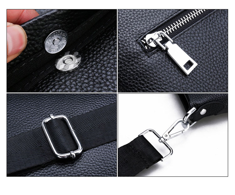 Whatna 2way 牛革 セカンド バッグ メンズ クラッチ バッグ 小さい ショルダーベルト付属 カード6枚収納 クラッチ ショルダー 結婚式 バッグ ビジネス フォーマル 冠婚葬祭 バッグ紳士用-9