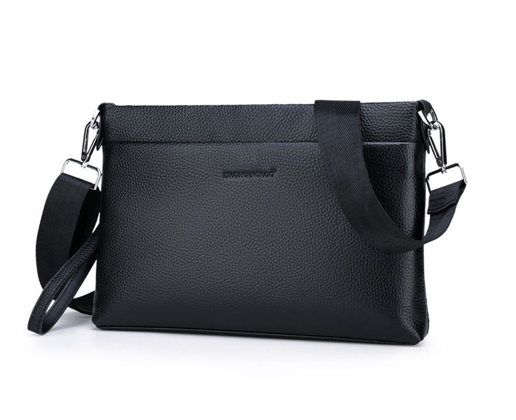 Whatna 2way 牛革 セカンド バッグ メンズ クラッチ バッグ 小さい ショルダーベルト付属 カード6枚収納 クラッチ ショルダー 結婚式 バッグ ビジネス フォーマル 冠婚葬祭 バッグ紳士用-2