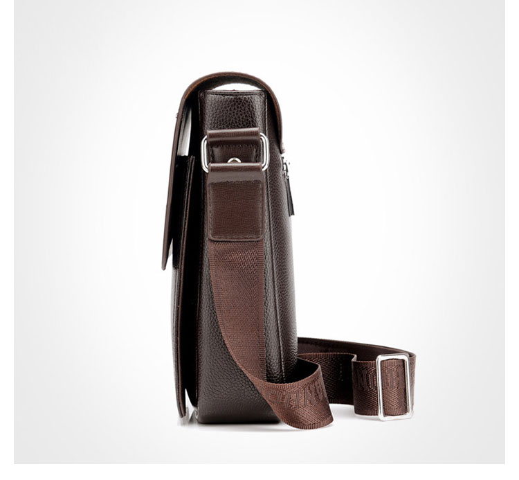 Whatna ショルダーバッグ メンズ メッセンジャーバッグ 大容量 盗難防止 皮革 9.7インチIPAD収納可 サイズ 収納 通勤鞄 軽量 実用 (TH6550-2)-3