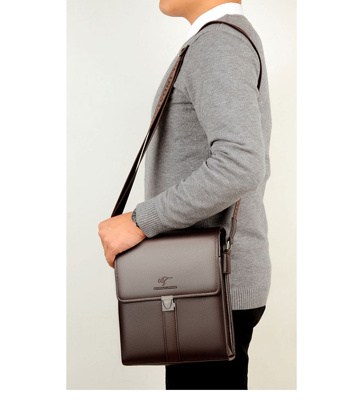 Whatna 革 フラップ ショルダーバッグ メンズ 3室仕切 盗難防止 ipad 10.5 収納可 ビジネスかばん斜めがけ 小さめメッセンジャーバッグ 斜め掛け 通勤 バッグ hs-1603-12